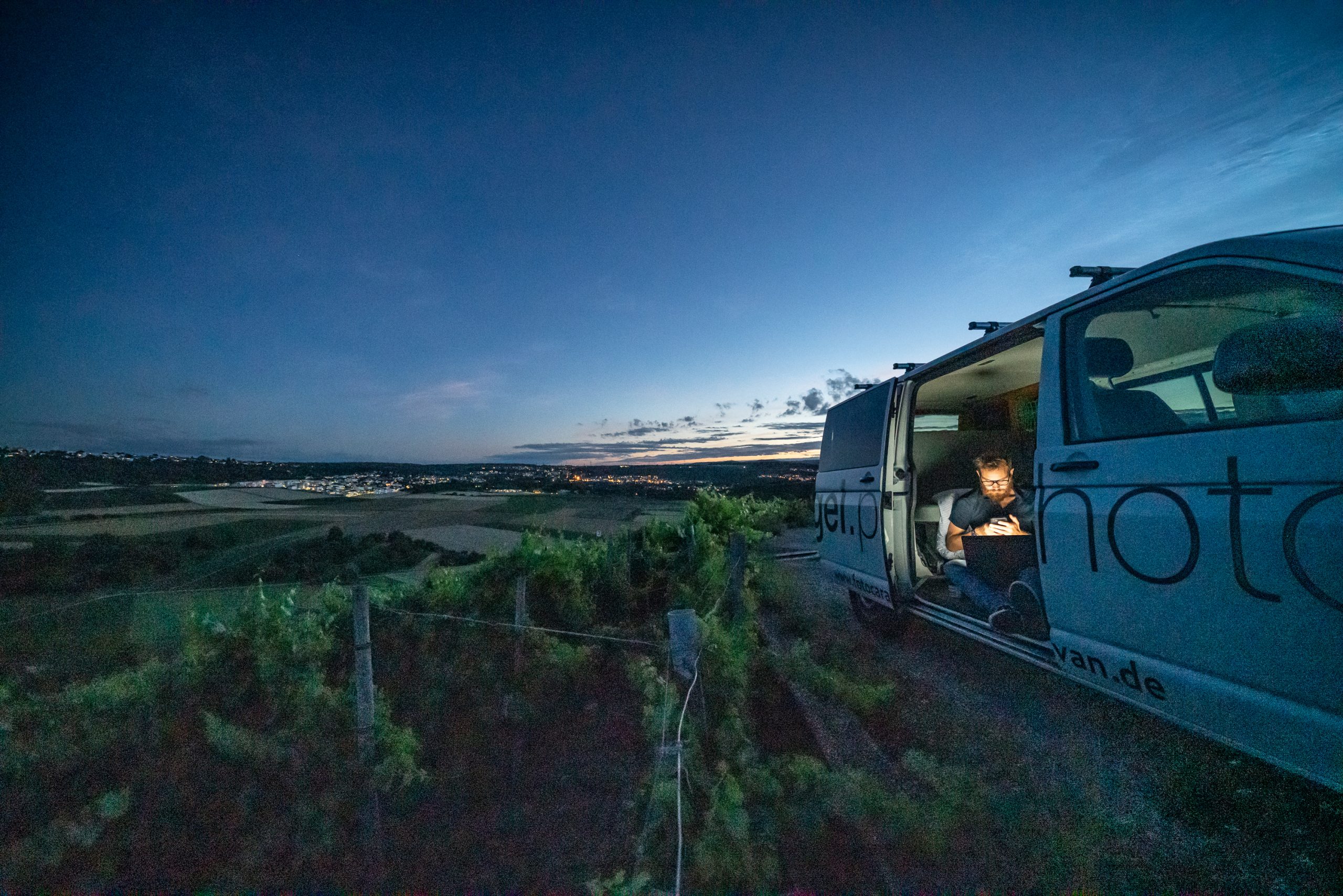 Bildbearbeitung unterwegs im Camper